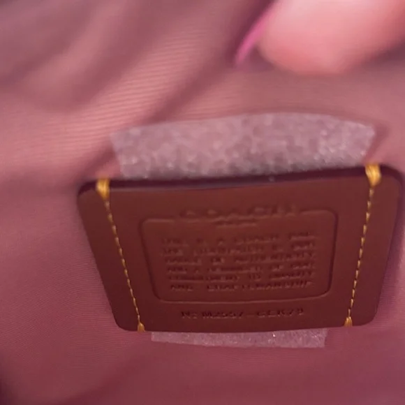 Coach Powder Pink Leather Mini Rowan Crossbody Bag - Picture 3 of 8